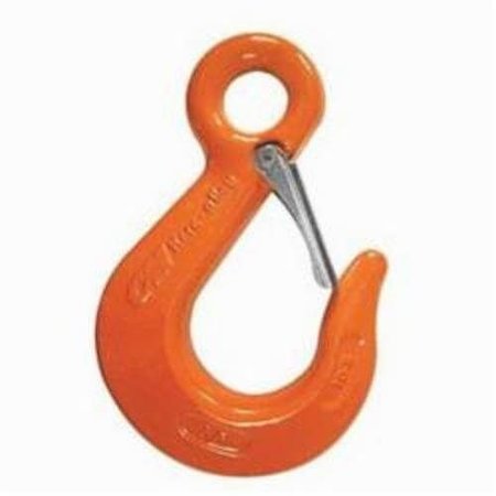 CM HercAlloy Sling Hook, 732 In Trade, 2100 Lb Load, 80 Grade, Eye Attachment, Steel Alloy 458544